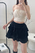 Women Tiered Ruffle Mini Skirts